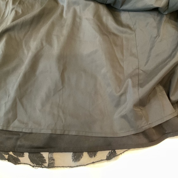 BEBE X NAVEN Strapless Bustier Maxi Dress Embroidered Body Black Size 00 - Picture 10 of 16